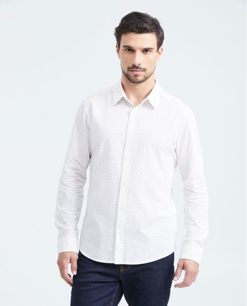 Camisa Classic Fit Manga Corta para Hombre
