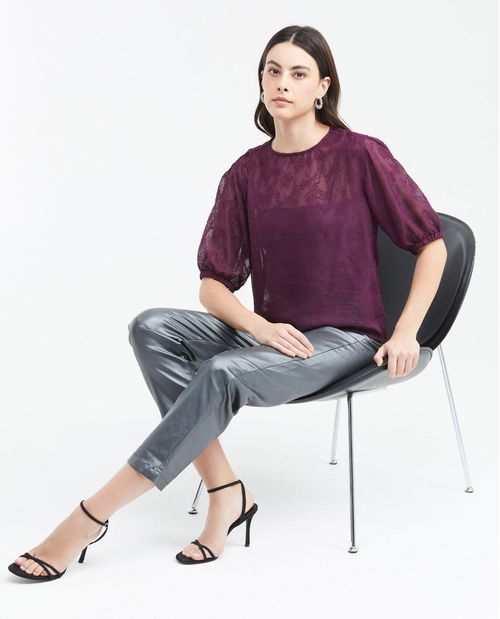 Camisa en Encaje para Mujer