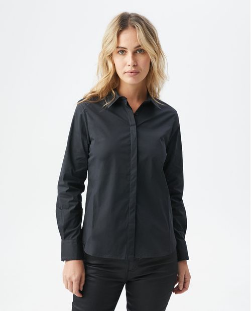 Camisa de Mujer, Silueta Recta - Diseño Básico