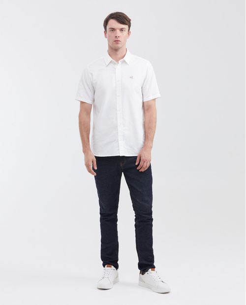 Camisa Manga Corta de Algodón para Hombre