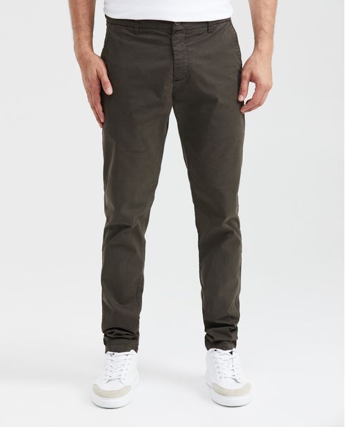 Pantalón Tipo Chino Regular Fit Bota Slim para Hombre