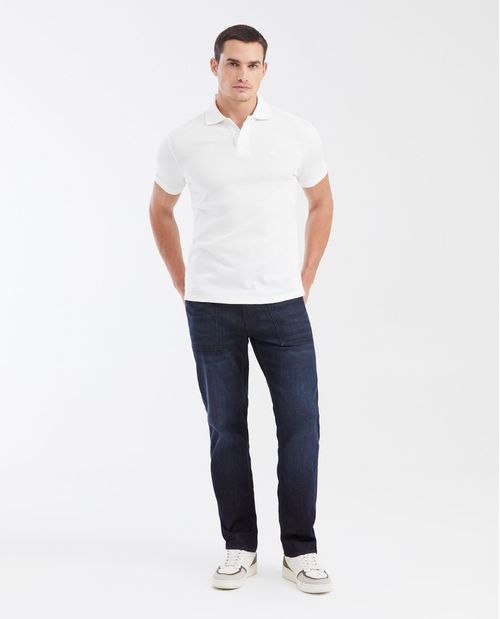 Jean Relaxed Fit Tiro Alto Boot Cut Azul Ultra Oscuro  para Hombre