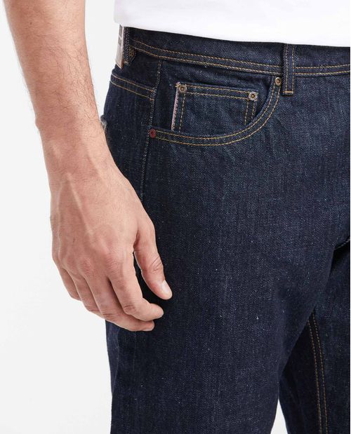 Jean Súper Slim Fit Tiro Bajo Bota Super Slim Azul Ultra Oscuro para Hombre