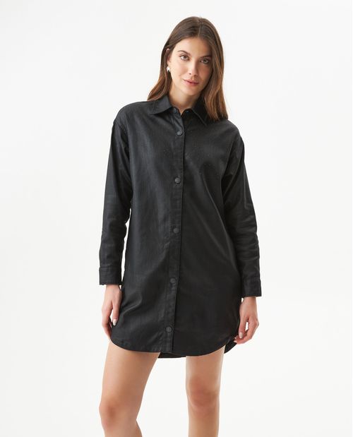 Vestido Camisero Denim para Mujer