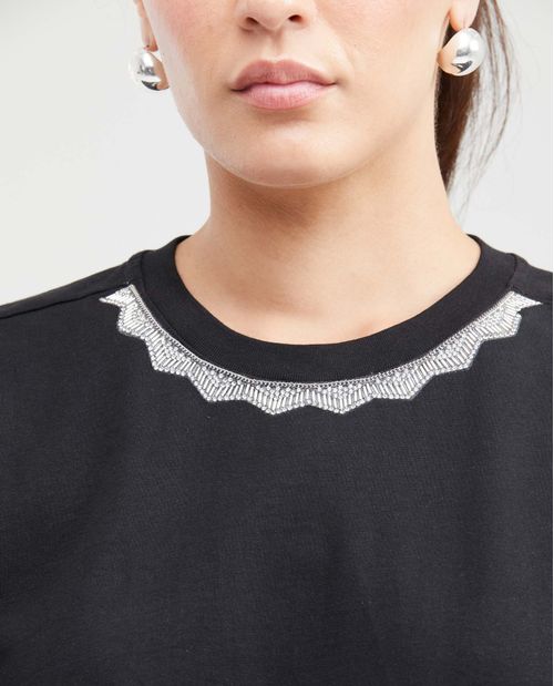 Camiseta Básica Oversize  para Mujer