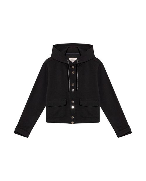 Chaqueta Silueta Recta con Capucha para Mujer