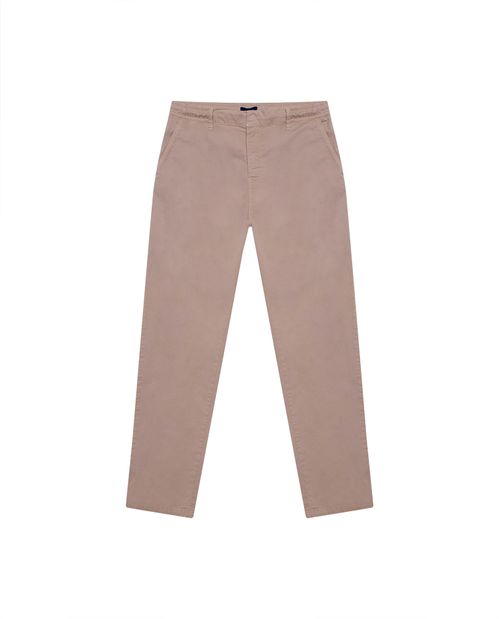 Pantalón de Hombre Jogger Tiro Medio con Pretina Elástica Tapas de Bolsillo en Mezcla de Algodón