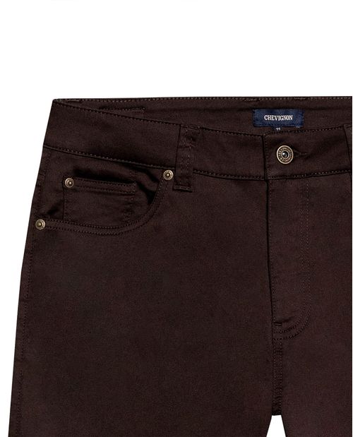 Pantalón de Hombre Slim Fit 5 Bolsillos Tiro Medio Tela Tipo Jogger en Mezcla de Algodón y Tencel